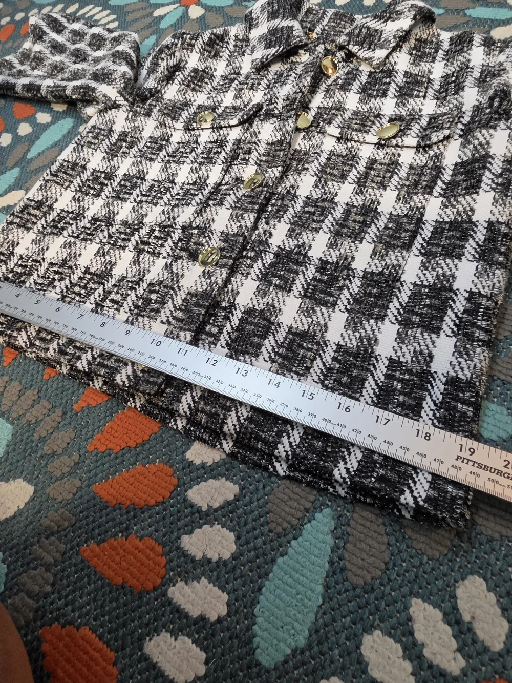 J.Crew Bjork Tweed Wide-Sleeve Lady Jacket